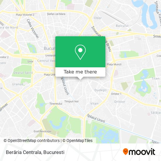 Berăria Centrala map