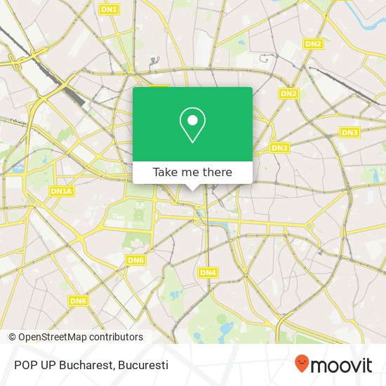 POP UP Bucharest map