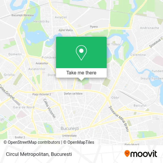 Circul Metropolitan map