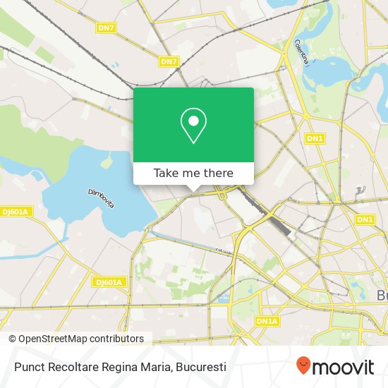 Punct Recoltare Regina Maria map