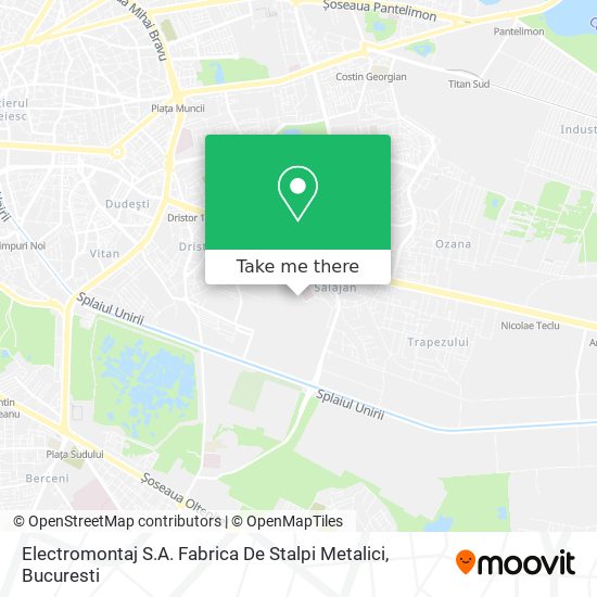Electromontaj S.A. Fabrica De Stalpi Metalici map