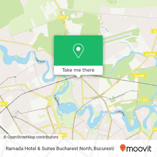 Ramada Hotel & Suites Bucharest North map