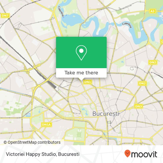 Victoriei Happy Studio map