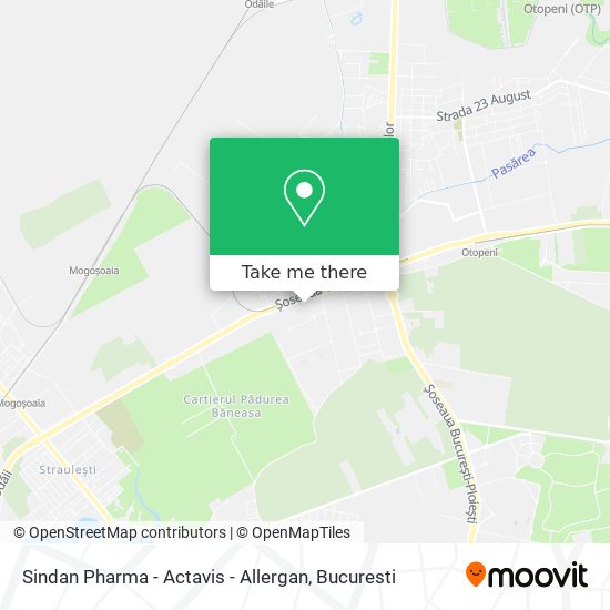 Sindan Pharma - Actavis - Allergan map