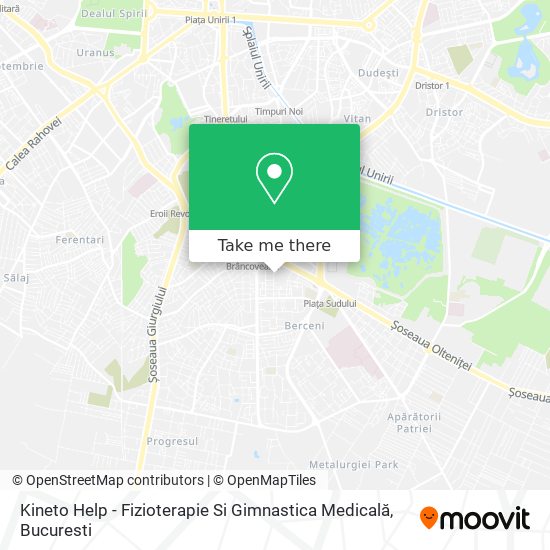 Kineto Help - Fizioterapie Si Gimnastica Medicală map