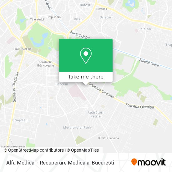 Alfa Medical - Recuperare Medicală map