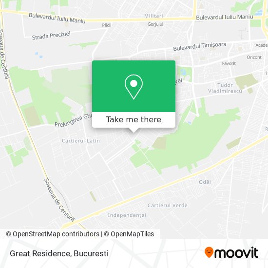 Great Residence map