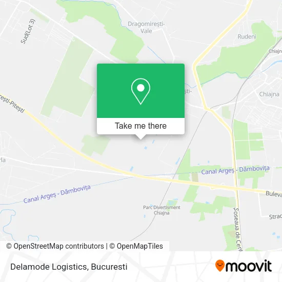 Delamode Logistics map