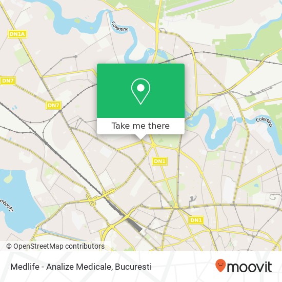 Medlife - Analize Medicale map