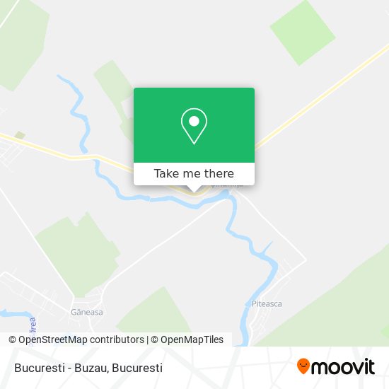 Bucuresti - Buzau map