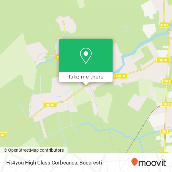 Fit4you High Class Corbeanca map