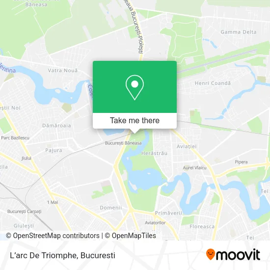 L’arc De Triomphe map