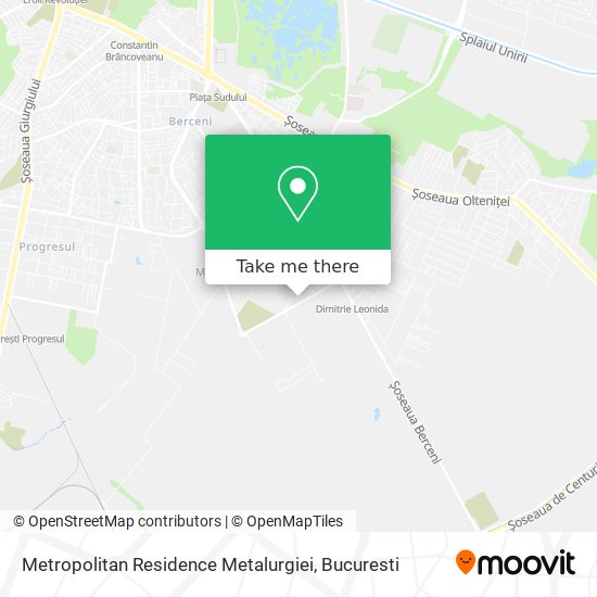 Metropolitan Residence Metalurgiei map