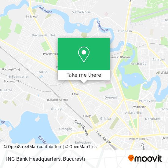 ING Bank Headquarters map