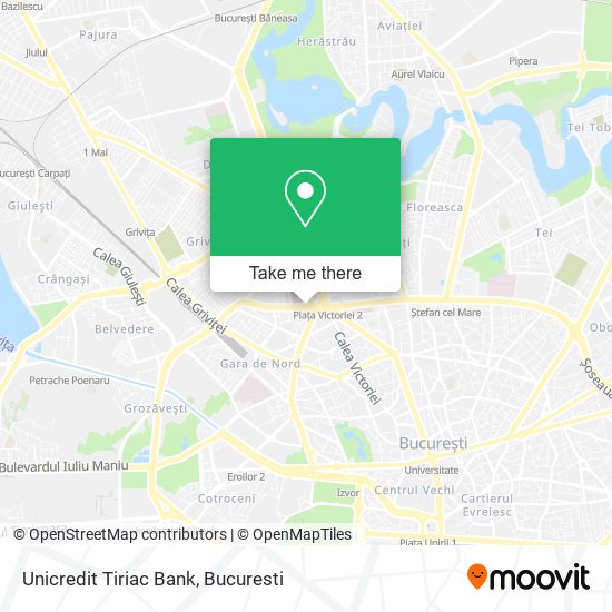 Unicredit Tiriac Bank map