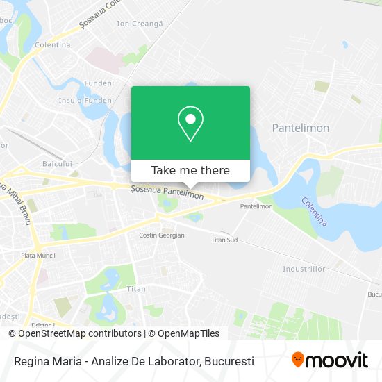 Regina Maria - Analize De Laborator map