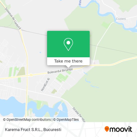 Karema Fruct S.R.L. map