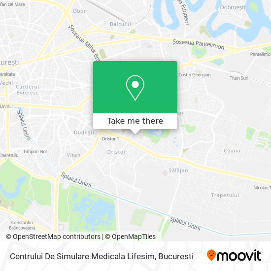 Centrului De Simulare Medicala Lifesim map