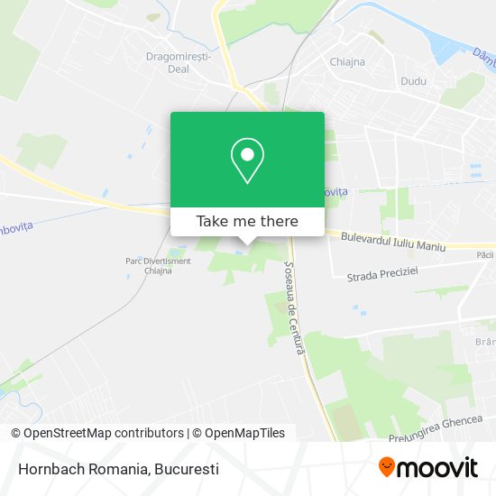Hornbach Romania map