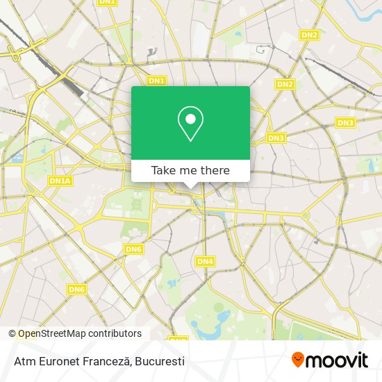 Atm Euronet Franceză map