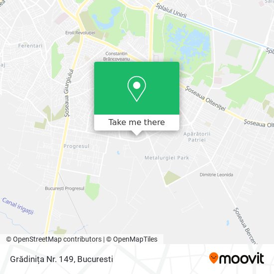 Grădinița Nr. 149 map