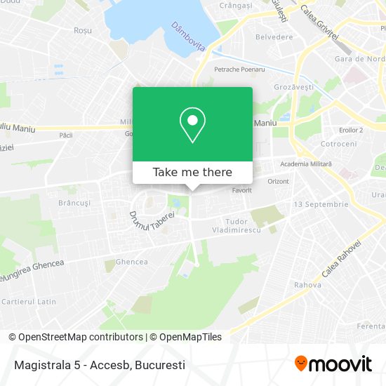 Magistrala 5 - Accesb map