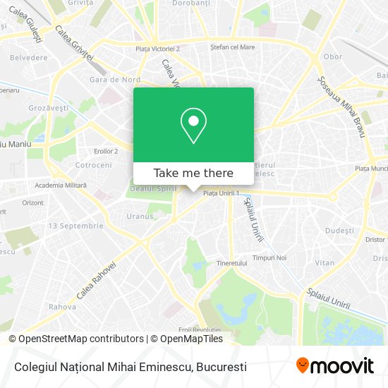 Colegiul Național Mihai Eminescu map