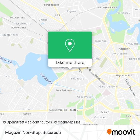 Magazin Non-Stop map