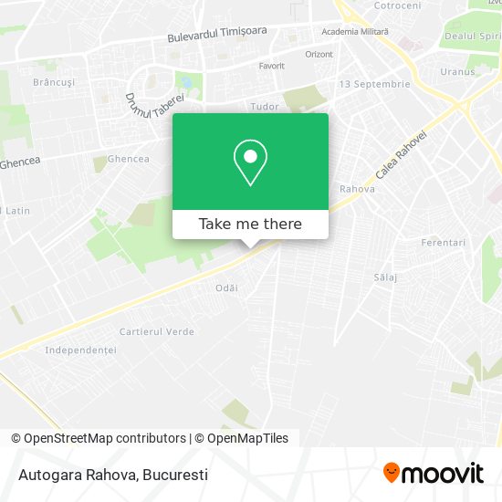 Autogara Rahova map