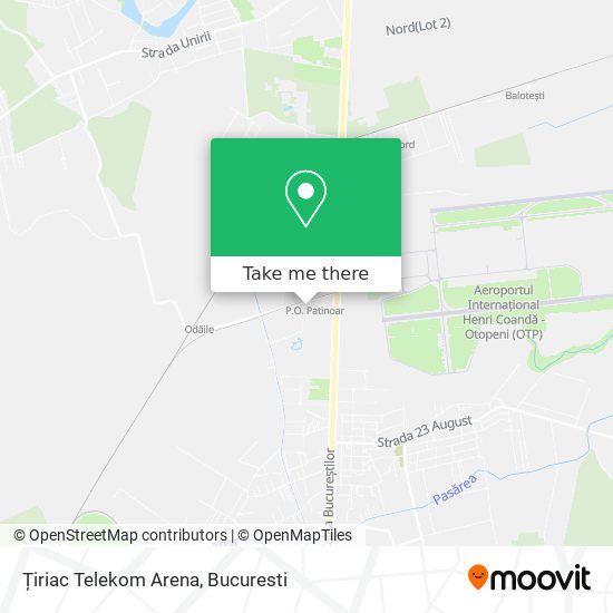 Țiriac Telekom Arena map