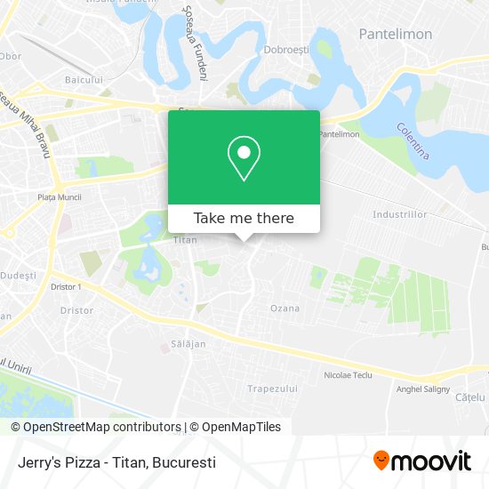 Jerry's Pizza - Titan map