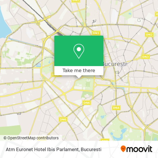 Atm Euronet Hotel Ibis Parlament map