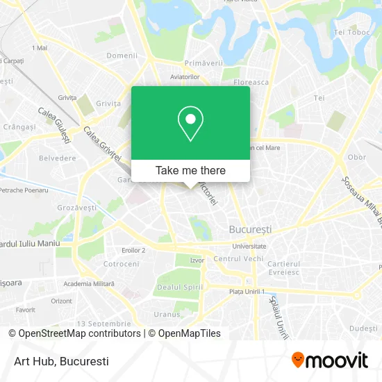 Art Hub map