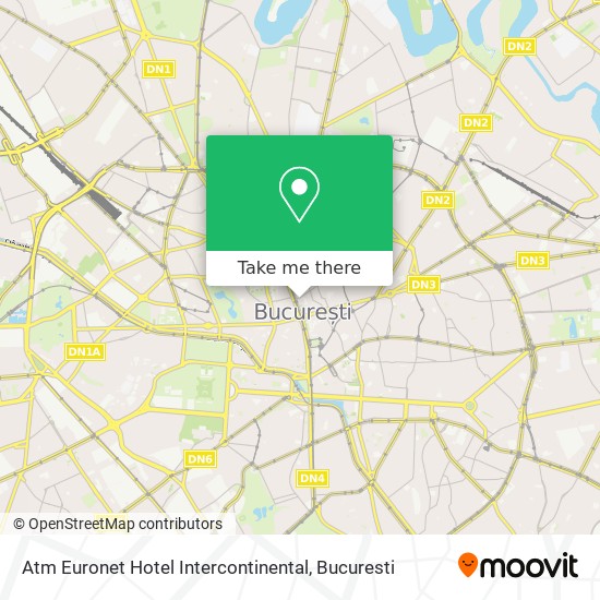 Atm Euronet Hotel Intercontinental map