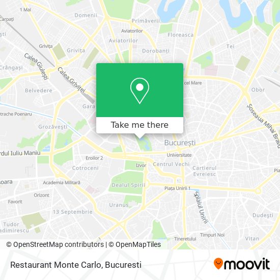 Restaurant Monte Carlo map