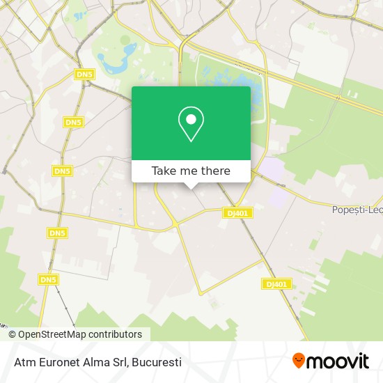 Atm Euronet Alma Srl map