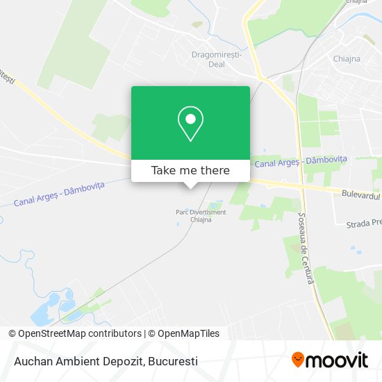 Auchan Ambient Depozit map