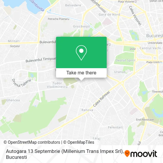 Autogara 13 Septembrie (Millenium Trans Impex Srl) map
