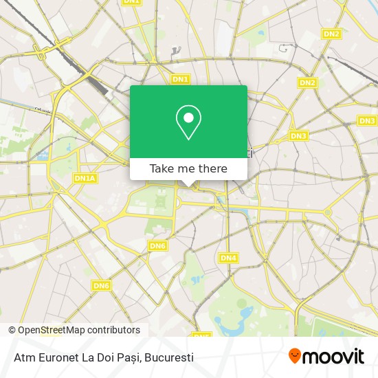 Atm Euronet La Doi Pași map