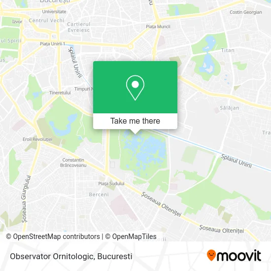 Observator Ornitologic map