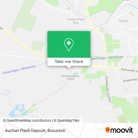 Auchan Flash Depozit map