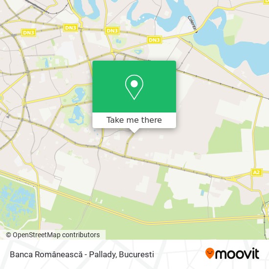 Banca Românească - Pallady map