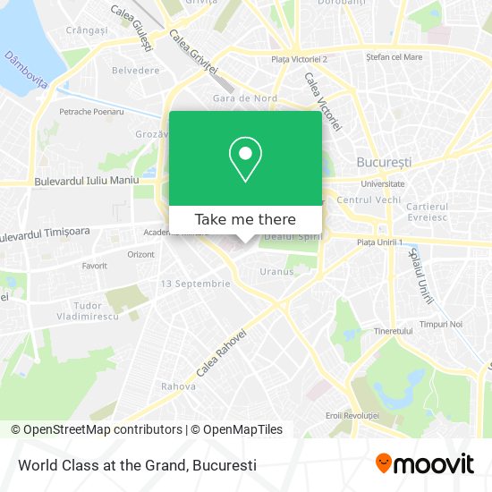 World Class at the Grand map