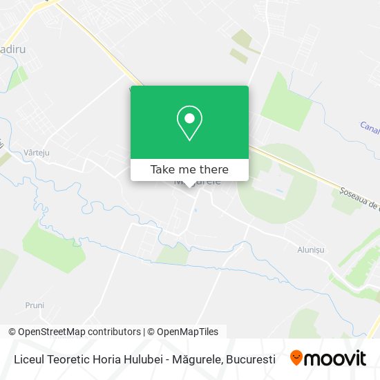 Liceul Teoretic Horia Hulubei - Măgurele map