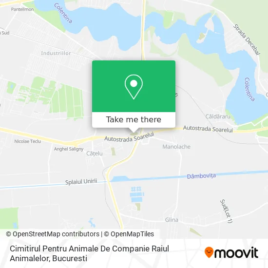 Cimitirul Pentru Animale De Companie Raiul Animalelor map