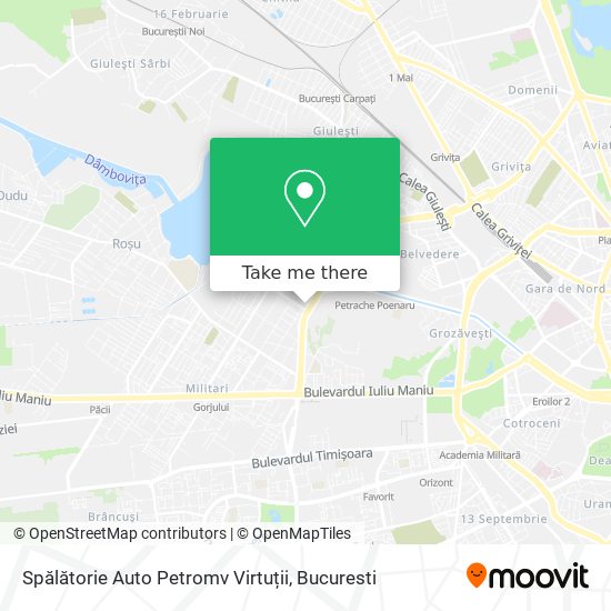 Spălătorie Auto Petromv Virtuții map