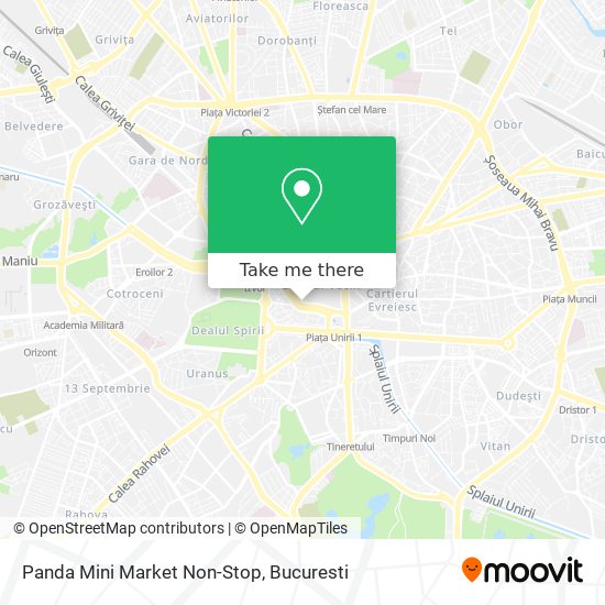 Panda Mini Market Non-Stop map