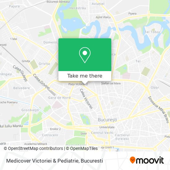 Medicover Victoriei & Pediatrie map