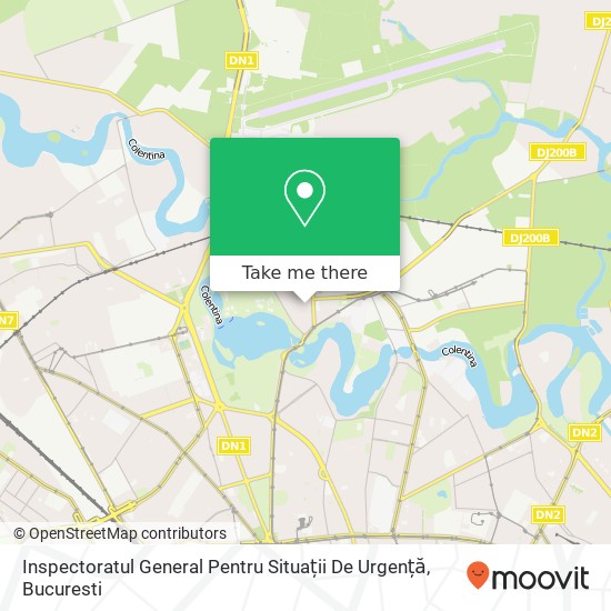 Inspectoratul General Pentru Situații De Urgență map