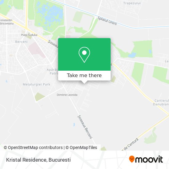 Kristal Residence map